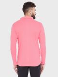 Men's Pink Cotton T-Shirt