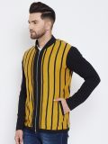 Men's Yellow and Black Stripe T-Shirt