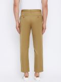 Khaki Poly Bland Men's Casual Trouser