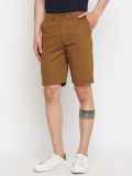 Men's Mustard Cotton Shorts