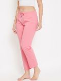 Women's Pink Cotton Knitted Pajama